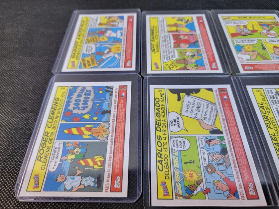 2004 TOPPS BAZOOKA BASEBALL COMICS   SET OF 24  JETER, PUJOLS, THOMAS  NM - Image 2 of 4