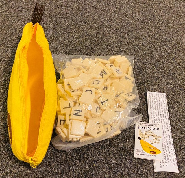 Bananagrams Original Word Tile Game In Banana Pouch NEW without Tags