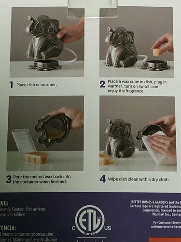 Better Homes🏡& Gardens Wax Warmer Galvanized House🏠Limited Edition 20W Light💡 - Picture 10 of 11