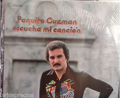 RARE salsa LP PAQUITO GUZMAN Escucha mi canción FANIA First Pressing NEW