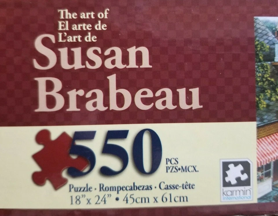 Rompecabezas Susan Brabeau "Embarco de remo" 18" x 24" 550 piezas usado. Foto 2 de 2