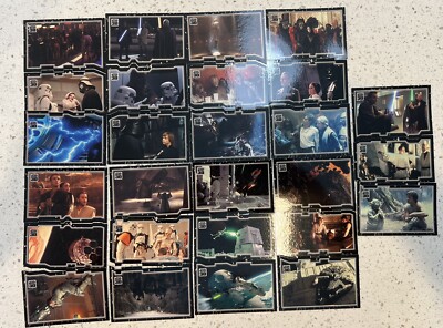 2007 Topps Star wars 30th Anniversary Tryptic Puzzle Card Full Set 27 Cards