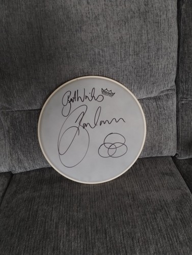 Authentic - Jason Bonham, 1989 Signed 14" Remo Drum Skin Led Zeppelin - Picture 3 of 4