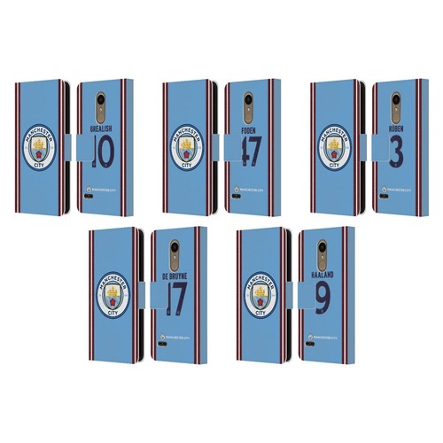 MAN CITY FC 2022/23 PLAYERS HOME KIT LEATHER BOOK WALLET CASE FOR LG PHONES 1 - 第 1/7 張圖片