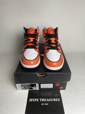 BRAND NEW Air Jordan 1 Mid SE (GS) Turf Orange Youth Sizes:4Y,4.5Y