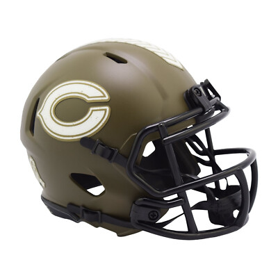 NFL Chicago Bears Salute to Service Mini Helm Speed Riddell Footballhelm