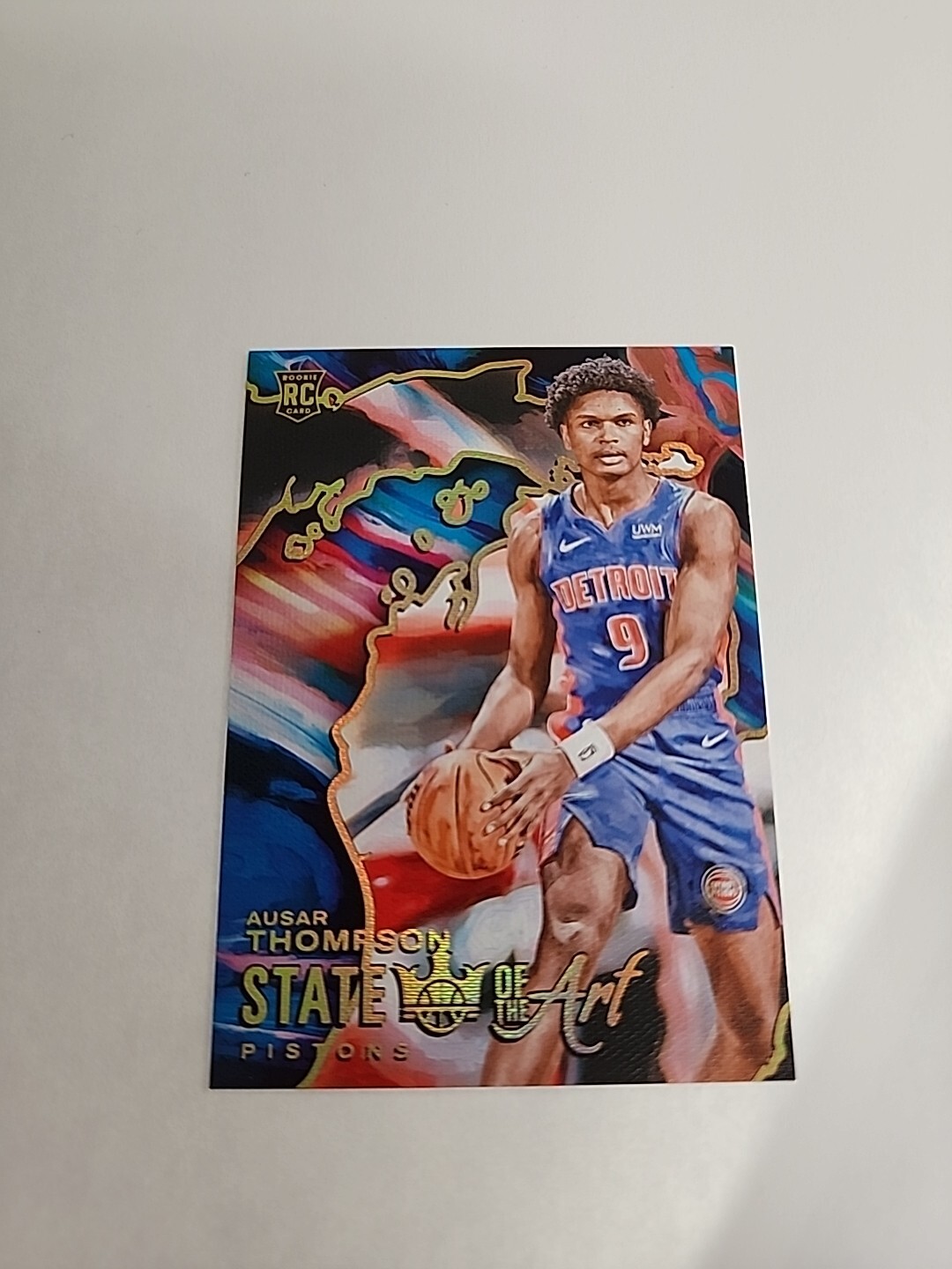 2023 Panini Court Kings State of the Art #8 Ausar Thompson Pistons Z