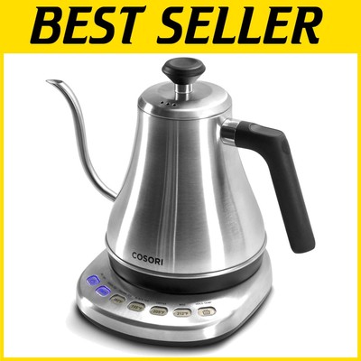 Versatile Gooseneck Kettle with 5 Preset Options   Ideal for Coffee Enthusiasts