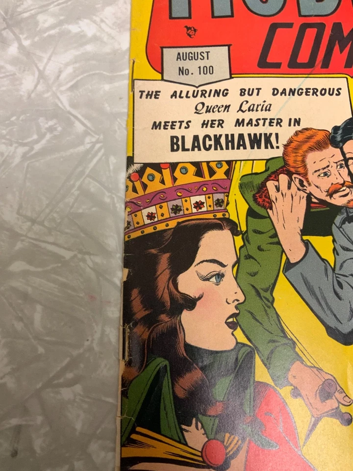 Modern Comics #100 1950 Unrestored Blackhawk TORCHY JACK COLE - Image 4 of 4