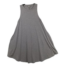 Wishlist Gray Racerback Swing Dress Tunic Tank Top Casual Women's M