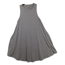 Wishlist Gray Racerback Swing Dress Tunic Tank Top Casual Women's M