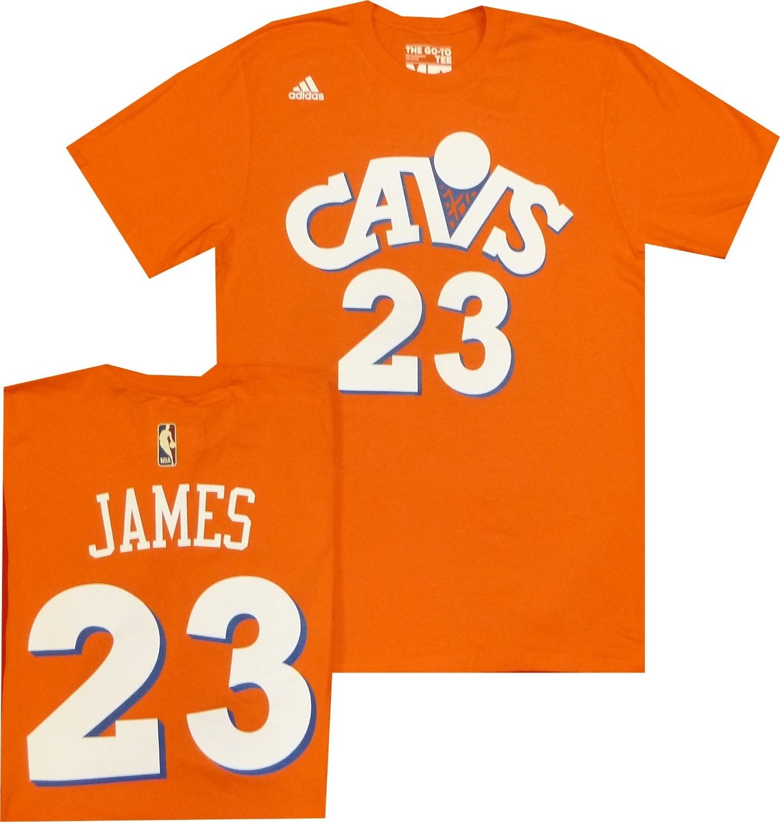 Lebron James Cleveland Cavaliers Throwback Orange adidas New tags