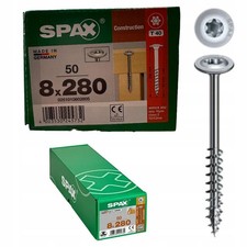 Konstruktionsschraube Holzschraube Dachstuhl 8x280mm T40 Tellerkopf 1stk