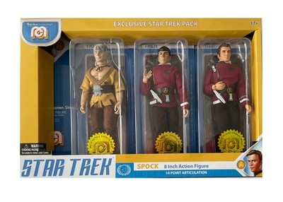 Star Trek The Wrath Of Khan Mego 8'' Actionfigur Geschenkset - Khan, Kirk & Spock