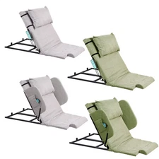 Electric Rest With Backrest Armrest Back Lifting Bed With pillows and foot pads-