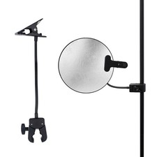 Photography Reflector Holder 11 Inch Bendable Metal Stand Clamp 0.51.9 In