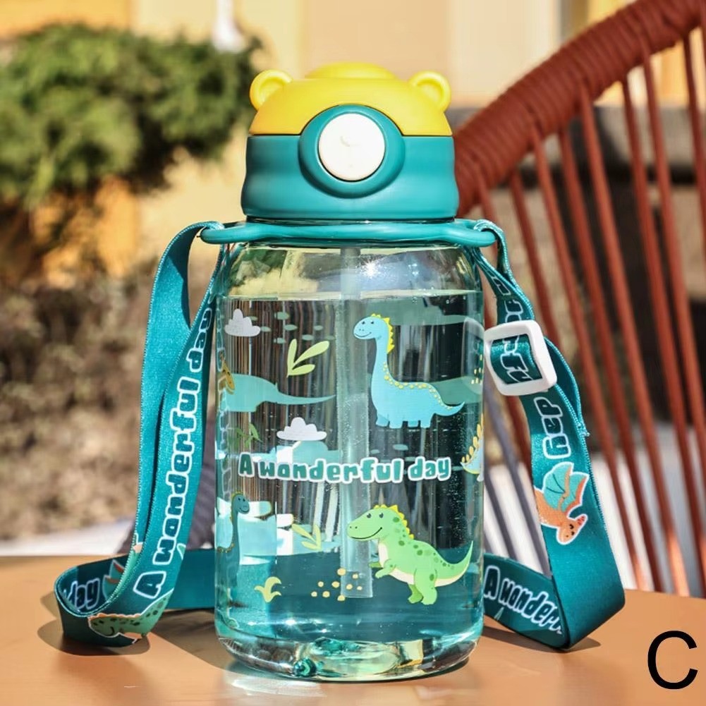 School Water Bottle for Cute Kids Outdoor Portable Children's Cups Leakproof