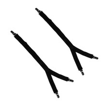 2 Pcs Best Mens Socks Garters Y Style Military Shirt Stays Elastic Adjustable A