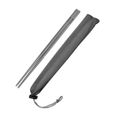 Titanium Chopsticks Ultralight Eco-Friendly Portable Camping Flatware/23cm/9in