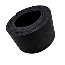 Genuine Top-Grain Leather Strap 48 Inches Long 2" Wide x 1/8" Thick 1 Black