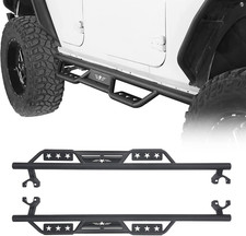 Wrangler JK Running Boards 4 Door, Side Steps Nerf Bars for 2007-2018 Jeep Wrang