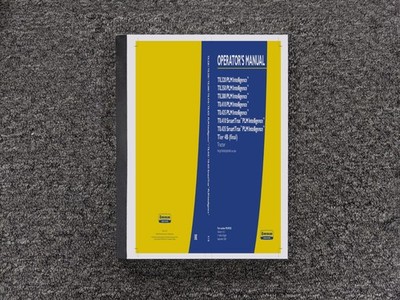 New Holland T8.380 410 PLM Intelligence Tier 4B Tractor Operator Manual RJ04000