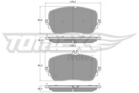 Tomex Brakes Bremsbelagsatz, Scheibenbremse TX 19-78 FüR MERCEDES-BENZ
