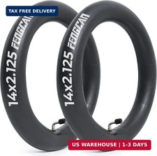 2-PCS 14x2.125 Electric Scooters Tubes with Bent Valve Stem 14 x 2.125 Bike Inne