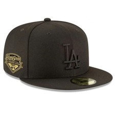 2025 World Series Champions Los Angeles Dodgers Fitted Hat Black 59FIFTY LA Cap
