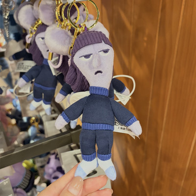 Disney authentic inside out ennui small plush keychain shanghai disneyland
