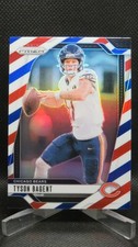 TYSON BAGENT 2024 PRIZM RED WHITE & BLUE PARALLEL REFRACTOR BEARS