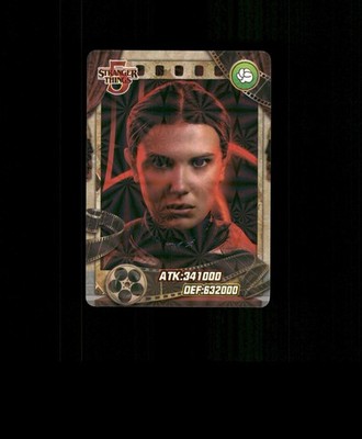 Stranger Things Card ELEVEN Card Stranger Things MILLIE BOBBY BROWN CARD