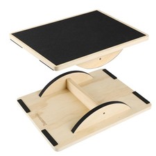 Professional Wooden Balance Board for Adults-Anti-Slip 350LBS Wobble Classic