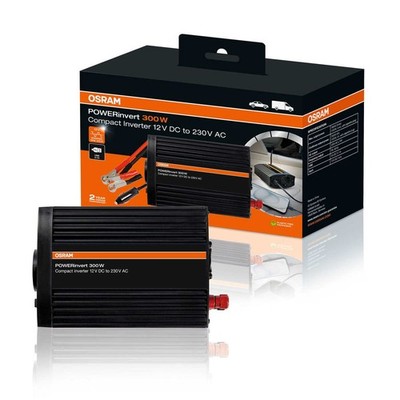 Wechselrichter Spannungsumwandlung 12V 300W 98A OSRAM POWERinvert PRO