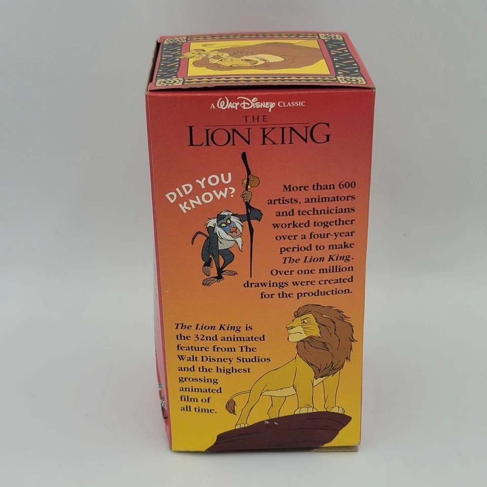 Disneys The Lion King Collector Series Plastic Glass In Original Box - Image 4 of 4