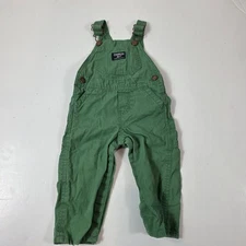 OshKosh B'Gosh baby boys overalls green 12 months