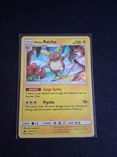 alolan raichu pokemon card value SM65 (SM Black Star Promo) (SM65) [First Partner Pack Ju Plug TAG TEAM rule Alolan Raichu Reverse - Unified