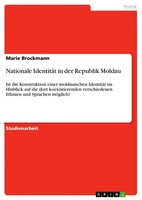 Marie Brockmann | Nationale IdentitäT In Der Republik Moldau | Taschenbuch