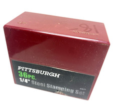 Metal Stamping Set 36 1/4 In Stamps - Pittsburgh Brand - Perfect
