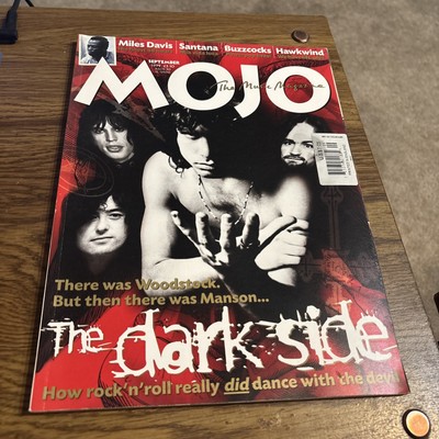 Mojo Music Magazine September 1999 Doors, Charles Manson, Miles davis, Santana