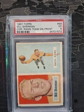1957 topps bill sherman #58