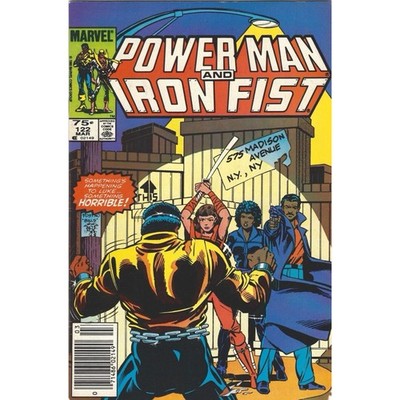 Power Man & Iron Fist #122 Marvel 1985 Key Issue! High Grade VF - Fast Ship!
