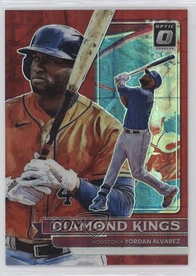2022 Donruss Optic Diamond Kings Red Pandora Prizm 40/99 Yordan Alvarez #11 1n1m