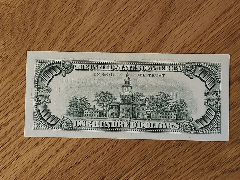 1988 $100 NON STAR FEDERAL RESERVE NEW YORK B79690380B - Image 2 of 4