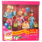 VTG 1993 McDonalds Birthday Barbie Stacie Todd Happy Meal Doll Mattel 11589 NRFB