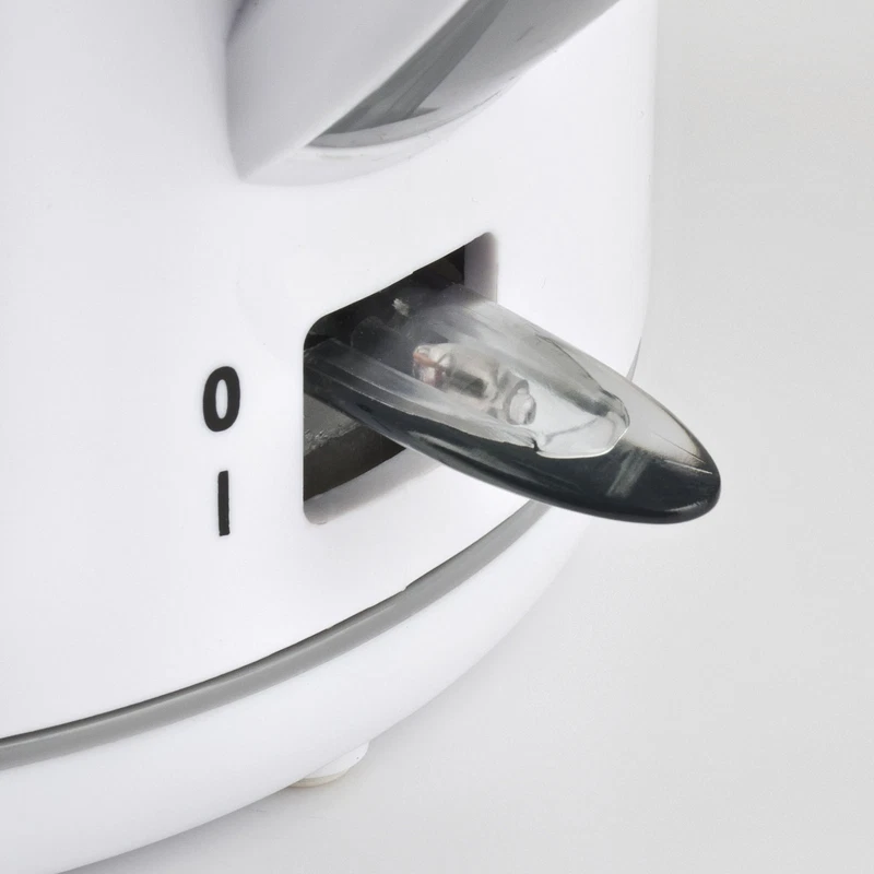 Bollitore Elettrico 1,7 Litri per Acqua Thè Tisane GIRMI 2200 Watt Bianco Scalda, fotografia 9 di 11