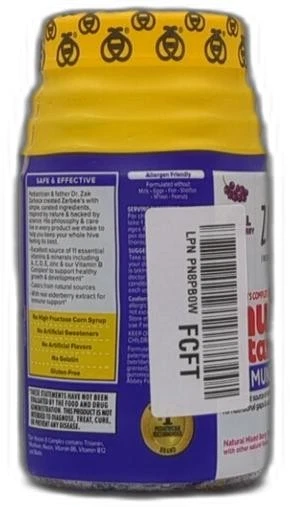 *2024-6-1* Gominolas multivitamínicas completas para niños de Zarbee + apoyo inmunológico Foto 3 de 4