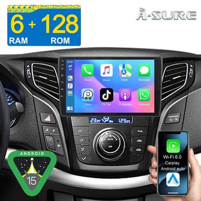 6+128G Autoradio Android 15 CarPlay GPS WIFI Bluetooth Für Hyundai i40 2010-2021