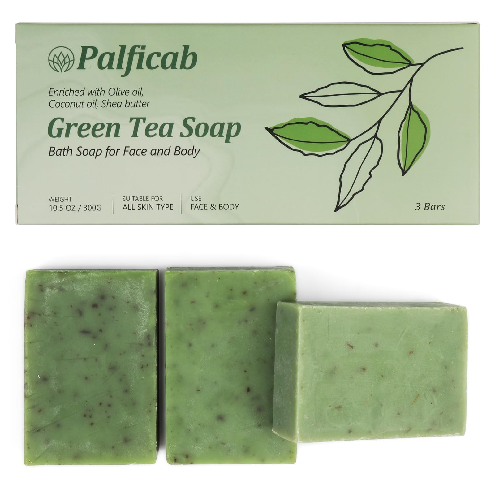 Soap, Moisturizing Bath Soap Bars, Cruelty-, Gentle Exfoliat