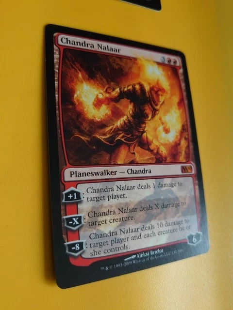 Chandra Nalaar. M10 Mythic planeswalker Magic the Gathering Card. Rare - Image 4 of 4